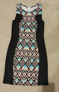 Aztec print dress